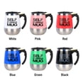 thumbnail image 2 of Licuadoras Irfora Taza autoagitadora de 400 ml con tapa Agitación automática Taza de café eléctrica de acero inoxidable Taza de café automezclante para café Leche Cacao Chocolate caliente Té Irfora Licuadoras, 2 of 7