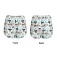 thumbnail image 6 of Goofa Cute Pug Dogs Printed Women 2 in 1 Running Shorts,Quick Dry Athletic Workout Shorts,High Waisted Athletic Shorts with Liner Pockets-Medium, 6 of 9