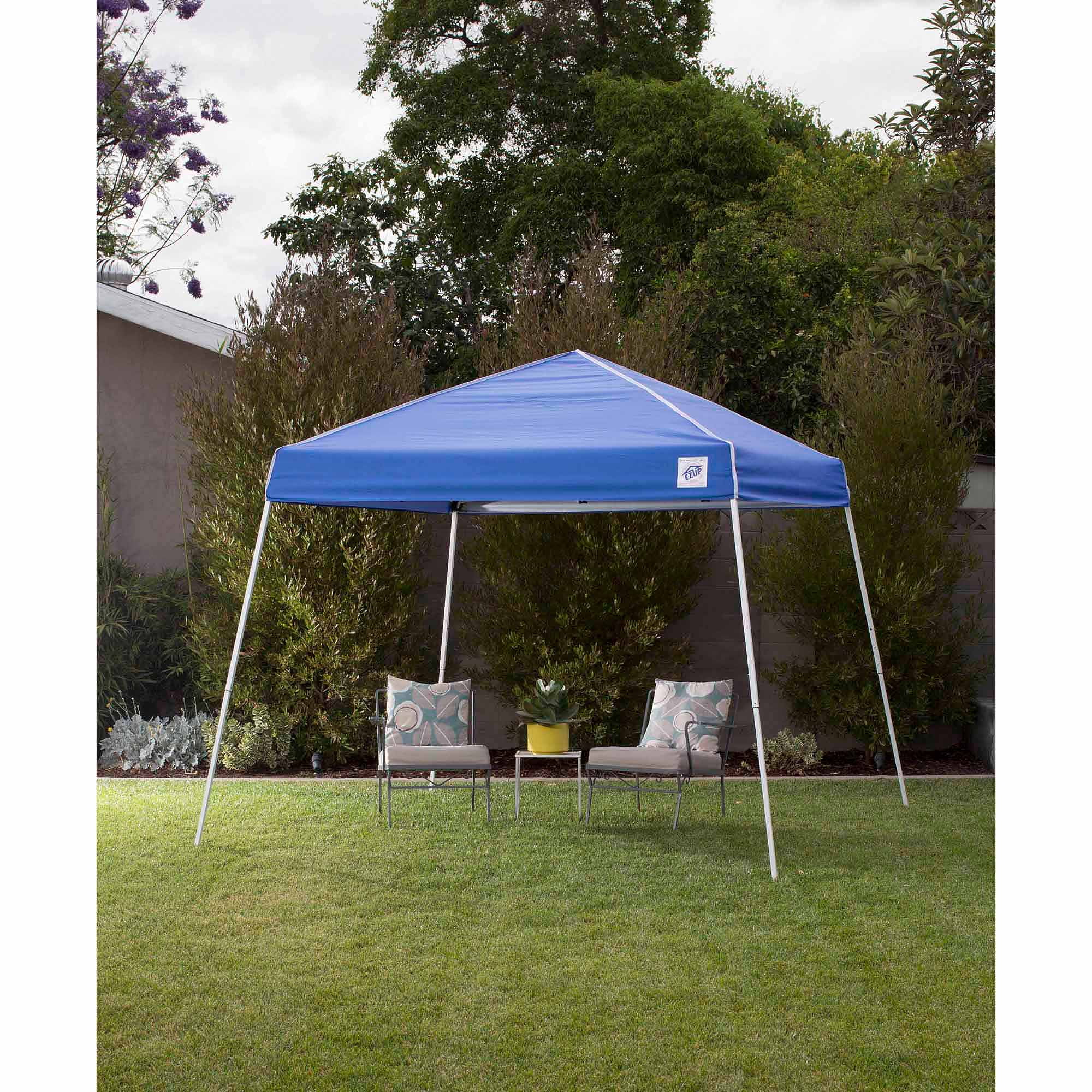 E-Z UP Vista Instant Shelter 10/'x10/' Canopy Royal Blue Pop Up