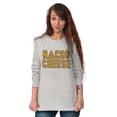 thumbnail image 3 of Nacho Cheese Funny Food Carbs Snacks Long Sleeve TShirt Men Women Brisco Brands L, 3 of 6