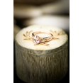 thumbnail image 3 of HeartsAndYou 1ct Natural Peach Morganite Engagement Ring 14k SOLID Rose Gold Infinity Women, 3 of 8