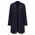 thumbnail image 6 of Njagoc3 Women Tweed Blazer Jacket Single Breasted Elegant Office Work Outerwear, 6 of 6