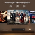 thumbnail image 4 of GEOYEAO Barra de sonido para TV, barra de sonido Bluetooth con sistema de audio envolvente Dolby Digital para Smart TV, HDMI ARC/Opt/Aux altavoz de cine en casa para juegos/PC/proyector, 4 of 5
