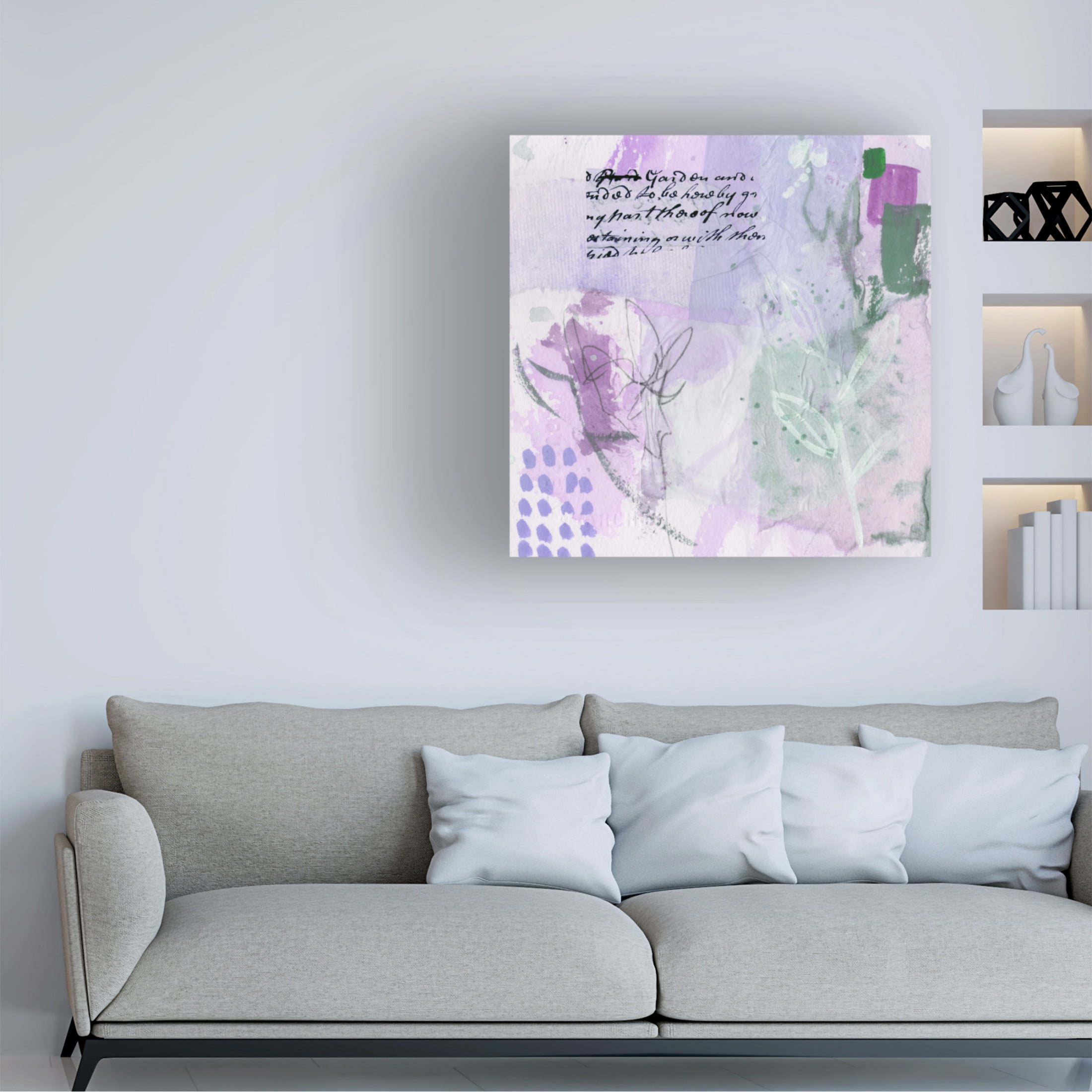 Trademark Fine Art Melissa Wang  Mindscape III Canvas Wall Art