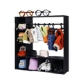 thumbnail image 3 of stanreset 10 Hangers Included Portable Doll Clothes Closet For Easy Organization Large Capacity Doll Clothes black, 3 of 6