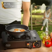 Alpine Cuisine Portable Gas Stove Compact Lightweight Indoor Outdoor Cooking AI38263