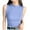 Light Blue, variant on Annhoo Women's Summer Sleeveless Tops Crew Neck Comfy Cami Tees Casual Soft Beach Vacation Tank Tunics