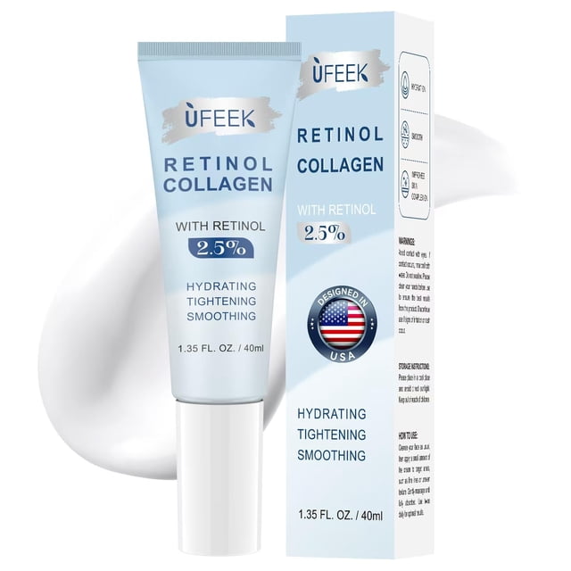 Crema facial hidratante Ufeek Retinol con colágeno y ácido hialurónico
