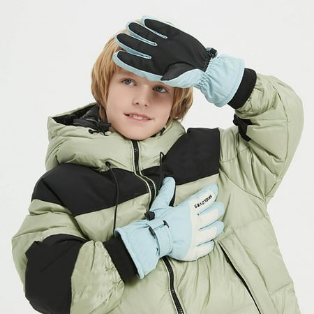 

Work Gloves Autumn And Winter Children s Warm Ski Gloves Winter Riding All Refers To Cold Children Sports Boys And Girls Non Screen Gloves