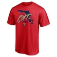thumbnail image 2 of Men's Red Florida Panthers Hometown Collection Push Ahead T-Shirt, 2 of 3
