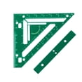 thumbnail image 1 of Speed Square on Sale Innovative Rafter Square Tool Rafter Square Tool Adjustable Carpentry Squares High Precision Aluminum Alloy Triangle Ruler with Block 1Ml Carpenter Square Clearance, 1 of 8