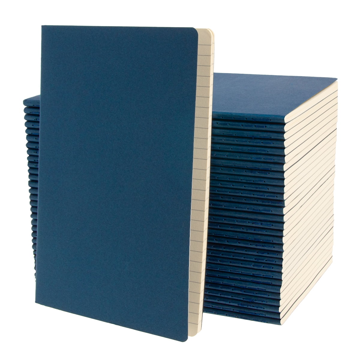 Simply Genius (30pk) A5 Soft Cover Journal Notebook, 5.5x8.3, Navy 