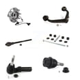 thumbnail image 1 of Transit Auto Front Hub Bearing Upper Control Arm with Ball Joint Lower Tie Rod Link Kit (6Pc) for Car 2011-2019 GMC Sierra 3500 HD Chevrolet Silverado with Dual Rear Wheels 4WD - K7T-106969, 1 of 11
