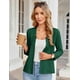 thumbnail image 3 of Chaqueta de punto GRACE KARIN para mujer, frente abierto, manga 3/4, 3 of 6