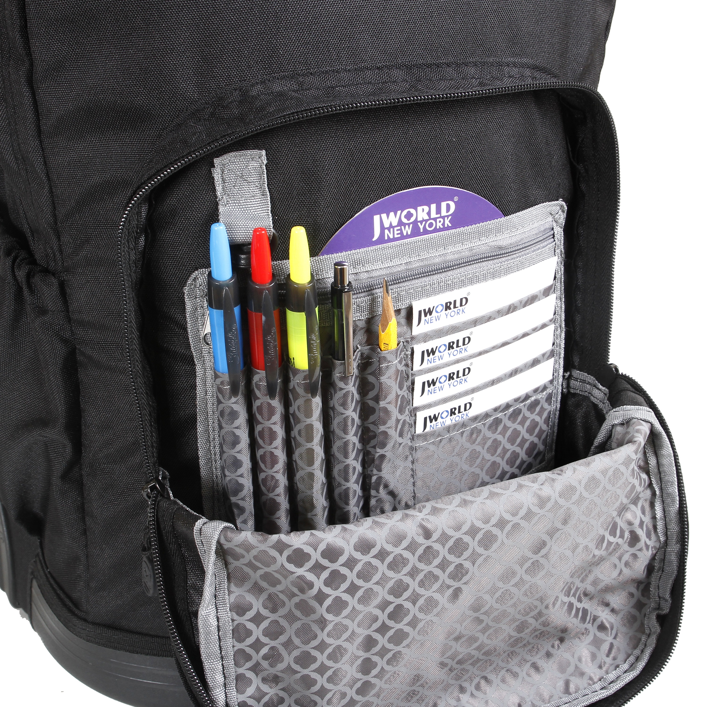Jworld J World Sunrise 18 Rolling Backpack Walmart Com Walmart Com