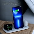 thumbnail image 3 of 3 in 1 15W Wireless Charger Magnetic Fast Charging for iPhone 15 14 13 12 11 Pro Max/Plus/XS/XR/X/8, for Apple Watch 9/8/7/6/5/4/3/2/SE for AirPods 3/2/Pro, 3 of 4