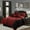 Burgundy, variant on EvJk 7 Piece Traditional Comforter Set, Jacquard Patchwork, Burgundy, King