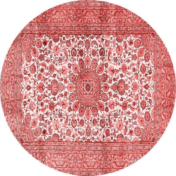 Ahgly Company Indoor Round Persian Red Traditional Area Rugs, 6' Round