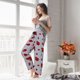 thumbnail image 5 of Balery Ladybug Pantalones de pijama para mujer, pijamas ultraligeros, pantalones de estar por casa-Medium, 5 of 6