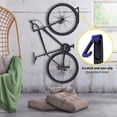 thumbnail image 4 of Colgador de pared para bicicleta Soporte de pared para bicicleta - Soportes verticales para colgar bicicletas en interiores en ahorro de espacio en el hogar JShteea El nuevo, 4 of 7