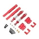 thumbnail image 1 of Amortiguador metálico RC con varilla de tracción, relleno de aceite, mantenimiento, piezas de repuesto modificadas para vehículos MN82 82Pro a escala Rojo, 1 of 8