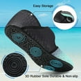 thumbnail image 4 of Water Shoes for Women Men Barefoot Beach Swim Aqua Socks Summer Wide Slides Sandals Quick Dry Pool River Sea Sock Shoes, 4 of 5
