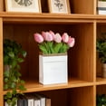 thumbnail image 4 of DAMAI Real Touch Tulips Artificial Flowers, Artificial Tulipa Realistic Flowers Bouquet Flores, Faux Tulip Bouquet for Wedding/Home - Lifelike Fake Flowers with Durable Stems Indoor Outdoor, 4 of 6