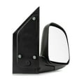 thumbnail image 4 of For Chevy Express 1500/2500/3500 Van 1996 97 98 99 00 01 2002 Door Mirror Passenger Side | Manual Glass | Late Design | Sail Mount | Textured Black | Replacement For GM1321245 | 15768765, 4 of 9