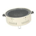 thumbnail image 4 of Portable Charcoal Grill Round Fire Tabletop Stove for Picnic BBQ Cooking, 4 of 9