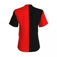 thumbnail image 6 of Two T T Shirts Red and Black V Neck Streetwear Oversize T-Shirt Short Sleeve Women Cool Tshirt Summer Design Clothing, 6 of 7