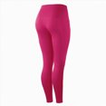 thumbnail image 5 of UngA Women's High Waist Running Tummy Control Workout Leggings for Yoga with Pockets Pink,XXL, 5 of 5