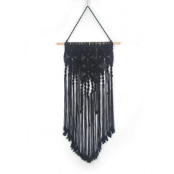 1Pcs Macrame Wall Hanging Decoration, Woven Wall Hanging Boho Chic Cotton Handmade