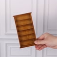 thumbnail image 6 of 1:12 Scale Miniature Wooden Bookcase Tiny 6 Compartments Bookshelf For Doll House Living Room Furniture Decoration, 6 of 9