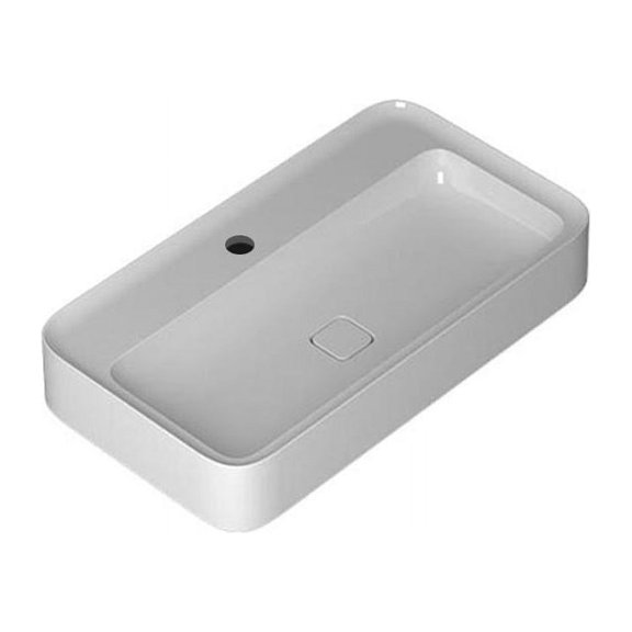 Ws Bath Collections Cameo 90.50.01 WG Cameo 35-3/8" Rectangular Ceramic Vessel / Wall