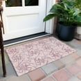 thumbnail image 6 of Addison Rugs Chantille Indoor/Outdoor Transitional Geometric Pink Washable Rectangle Rug, 1'8" x 2'6", 6 of 6