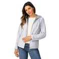 thumbnail image 2 of Free Country Women's Alps Super Softshell® Jacket Silver Chip Grid Melange XL, 2 of 9