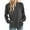 Dark Gray, variant on Diufon Womens Fall Pullover Tops Casual Solid Color Blouses Round Neck Long Sleeve Tops