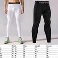 thumbnail image 5 of US Men's Base Layer Workout Compression Leggings Gym Sports Training Tight Pants, 5 of 5