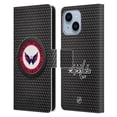 thumbnail image 1 of Head Case Designs Officially Licensed NHL Washington Capitals Puck Texture Leather Book Wallet Case Cover Compatible with Apple iPhone 14 Plus, 1 of 6