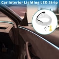 thumbnail image 2 of Cuerda de luz LED EL de 3 metros Unique Bargains, tira de luz de neón flexible para iluminación interior de automóviles, decoración de automóviles USB (5V) Azul Hielo, 2 of 7