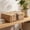 Large, variant on Wicker Storage Basket Decorative Box with Lid Water Hyacinth Woven Decorative box for Shelf Coffee Table Console Table Home Decor (Small)