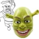 thumbnail image 1 of Máscara de Shrek, máscara de látex de cabeza completa, verde, máscara de Shrek para adultos, accesorios de disfraz de Halloween para Cosplay, 1 of 5
