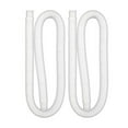 thumbnail image 3 of Swimming Pool Replacement Hose,Replacement Hose For Above Ground Pools,59” Long 1.25" Diameter Filter Pump Hose,Compatible With Pump Model 607, 637. 2 Tube 4 Clips(White), 3 of 9