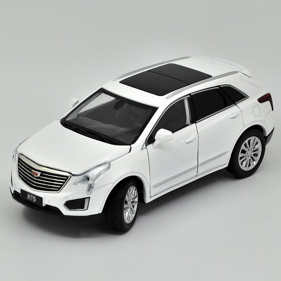 1/32 suitable for Cadillac XT5 die-casting metal alloy model car sound and light pull-back series children's toy gifts