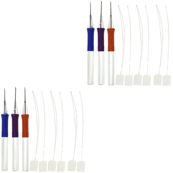 Mobutofu Embroidery Pen DIY Embroidery Stainless Steel Orange 2 Sets of 9pcs