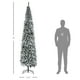 thumbnail image 5 of Árbol de Navidad HOMCOM cubierto de nieve de 9 pies de altura con 1014 puntas, 5 of 9