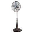 thumbnail image 2 of Optimus F-6218 16 Pouces Réglable Hauteur Rétro Oscillant Piédestal Ventilateur, Bronze, 2 of 4
