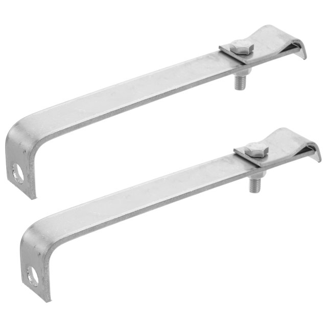 GOOHOCHY 2Ud Conectores De Puesta A Tierra En Metal Plata Para Protección Rayos En Edificios Residenciales