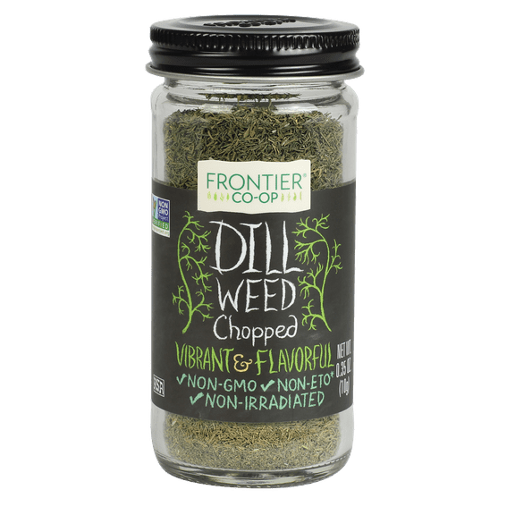 Frontier Co-op Dill Weed, Chopped, 0.35 oz (10 g)