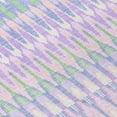 thumbnail image 5 of 5' X 8' Lavender Pink And Lime Green Southwestern Washable Indoor Outdoor Area Rug, 5 of 5